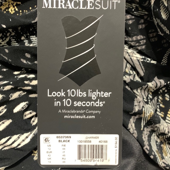 NWT MIRACLESUIT Monteverde Charmer One Piece Swimsuit - Picture 15 of 16